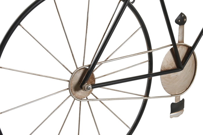 DKD Home Decor Decoración de Pared Metal Biciclet Surtido de 2 Piezas