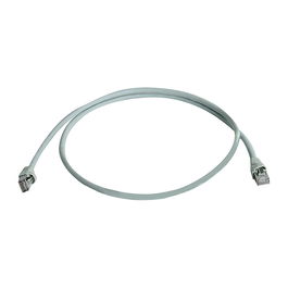Telegärtner Patchkabel CAT6a RJ45 S/FTP LSZH 0.5m Gris - Cable de Red LAN Ethernet de Alta Velocidad