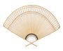 DKD Home Decor Decoración de Pared Bambú Abanico Natural Marrón Claro 69x51 cm