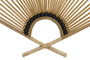 DKD Home Decor Decoración de Pared Bambú Abanico Natural Marrón Claro 69x51 cm