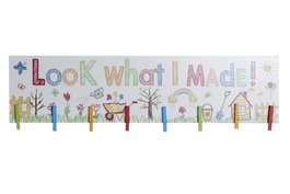 DKD Home Decor Portafotos MDF Animales Multicolor 80x21,5x2,2 cm