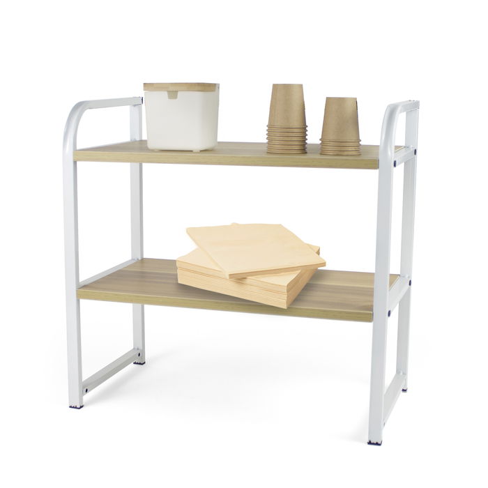 Inde Estanteria Multiusos Madera-Met 46 cm x 21 cm x 6.5 cm (4 Unidades)