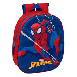 SAFTA Mochila 3D Spiderman Marvel 33cm