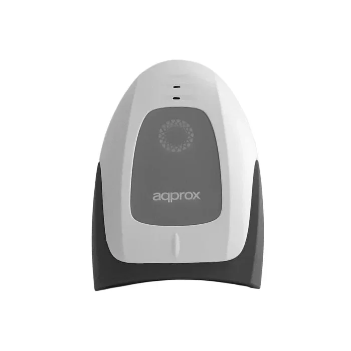 Approx APPLS22WH Lector de Códigos de Barras Portátil 2D/1D Blanco con Interfaz USB, Disparo Manual o Automático, Avisador LED y Beeper