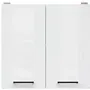 Junona Mueble Alto MH2P60BL 60 cm - 2 puertas - Blanco brillante