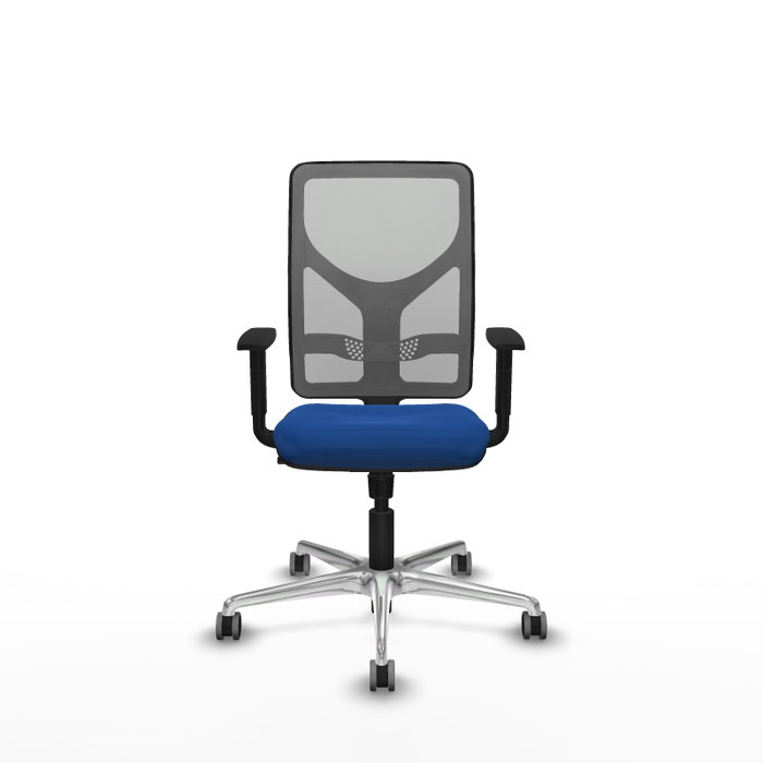 PIQUERAS Y CRESPO Silla de oficina Motilla con mecanismo Sincro Azul y Gris PIQUERAS Y CRESPO Silla de oficina Motilla con mecanismo Sincro Azul y Gris