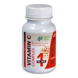 GHF Vitamina C Complex 90 Comp. Suplemento con Escaramujo y Acerola para el Sistema Inmune y Protección Celular