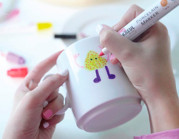 Kreul PorcelainPen EASY Coñac Especial Niños