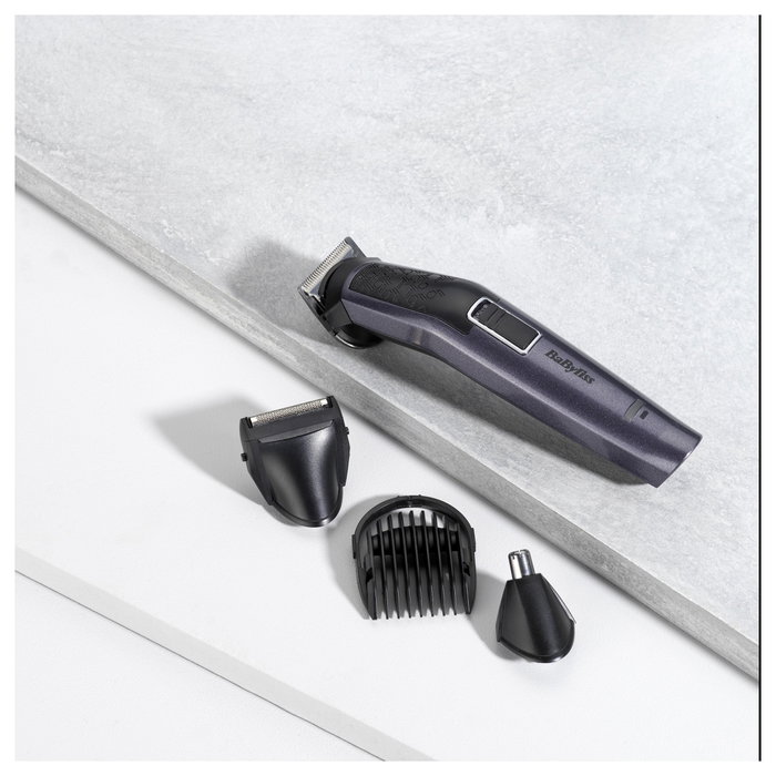 BaByliss Recortador de Barba MT727E 10 en 1 Carbon Titanium