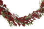 DKD Home Decor Guirnalda LED PVC 35 LEDs Verde y Rojo 15x15x180 cm