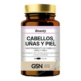 GSNFARMA Cabello, Uñas y Piel 60 Cápsulas Blandas