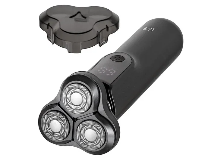 Lafe MasterGlide Afeitadora Masculina con Sistema de Triple Cabezal Móvil, Negro Lafe MasterGlide Afeitadora Masculina con Sistema de Triple Cabezal Móvil, Negro