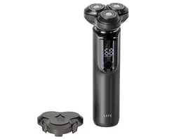 Lafe MasterGlide Afeitadora Masculina con Sistema de Triple Cabezal Móvil, Negro