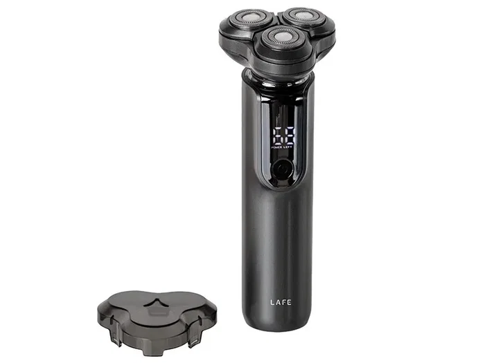 Lafe MasterGlide Afeitadora Masculina con Sistema de Triple Cabezal Móvil, Negro Lafe MasterGlide Afeitadora Masculina con Sistema de Triple Cabezal Móvil, Negro