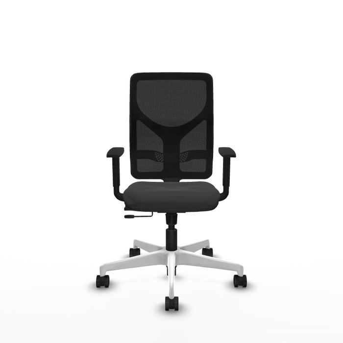 PIQUERAS Y CRESPO Silla de oficina Motilla Gris oscuro/Negro con mecanismo Sincro/Traslack