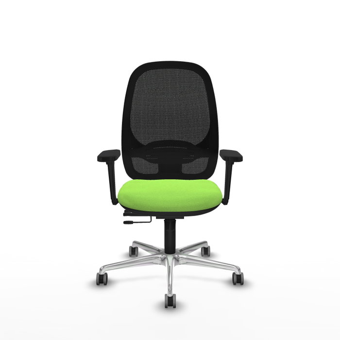 PIQUERAS Y CRESPO Silla de oficina Cilanco Pistacho y Negro con Brazos 3D PIQUERAS Y CRESPO Silla de oficina Cilanco Pistacho y Negro con Brazos 3D