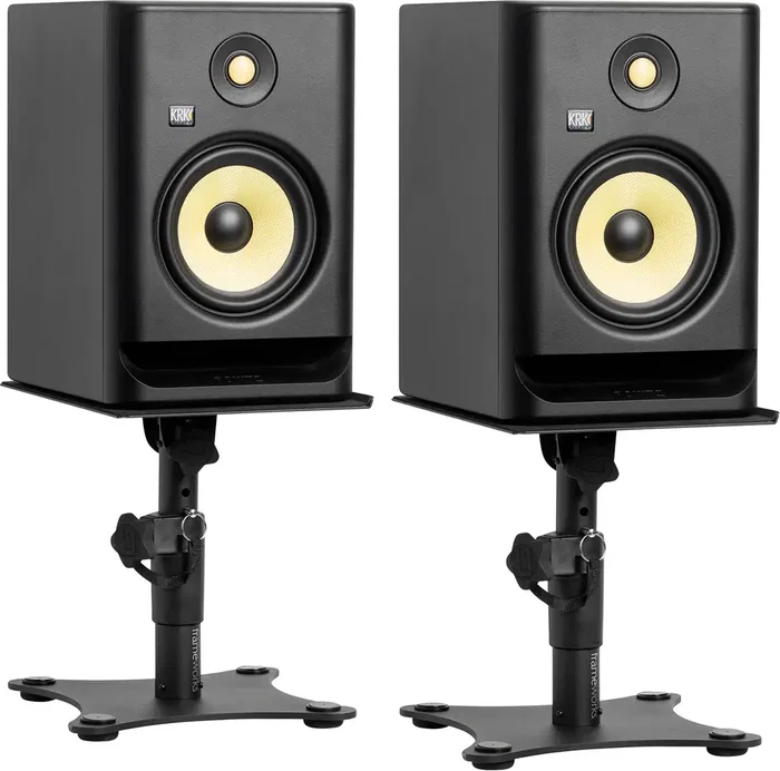 FRAMEWORKS Soporte Monitor Sobremesa Base Plana (Pareja)