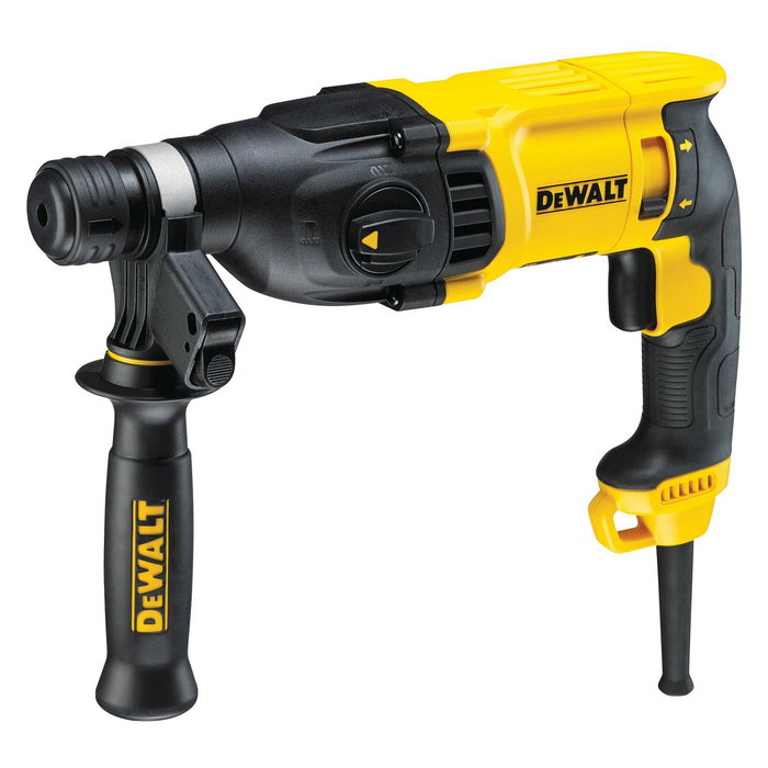 DeWALT D25133K Kombihammer SDS-Plus Profesional 800W, Perforación Máx. 26mm en Hormigón, 1500 RPM, 5500 ppm, 2.6 kg