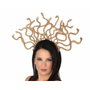Diadema Dorada con Serpientes para Disfraz de Medusa Mitológica - Accesorio Temático Romanos Adulto