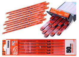 BAHCO Hoja de Sierra para Metal SandFlex 300mm x 13 x 0.65 mm, 24 TPI (Paquete de 10)