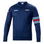Sparco Sudadera de Algodón de Cuello Redondo Martini-R Azul Talla S