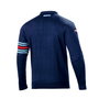 Sparco Sudadera de Algodón de Cuello Redondo Martini-R Azul Talla S