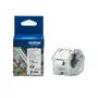 Brother CZ-1003 Rollo de etiquetas de color 19mm x 5m Blanco