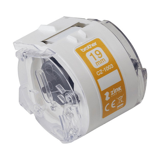 Brother CZ-1003 Rollo de Etiquetas Blanco 19mm x 5m