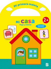 BALLON, MI PRIMERA MALETA - PEGO Y COLOREO - MI CASA