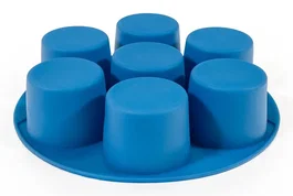 Muitomas Air fryer sil muffin tray azul