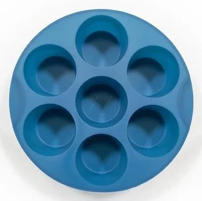 Muitomas Molde para Muffins de Silicona Azul para Air Fryer Muitomas Molde para Muffins de Silicona Azul para Air Fryer