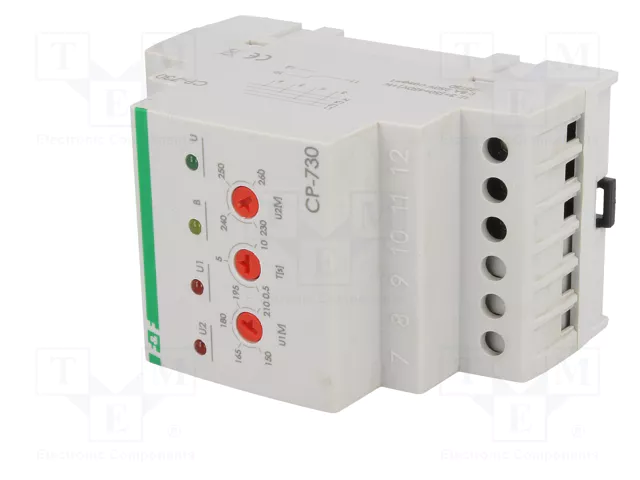 F&F CP-730 Relé de monitorización de tensión SPDT F&F CP-730 Relé de monitorización de tensión SPDT