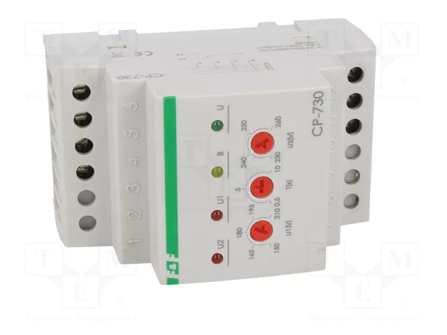 F&F CP-730 Relé de monitorización de tensión SPDT F&F CP-730 Relé de monitorización de tensión SPDT