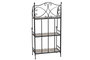DKD Home Decor Estanteria Terraza Y Jardin Multicolor Negro 31.5 x 117 x 58 cm Forja Ceramica