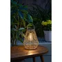 Smart Garden Farol Solar Maris con Filamento LED Blanco Cálido, 5 Lúmenes, Color Beige Natural, Plástico, 27 x 21 cm