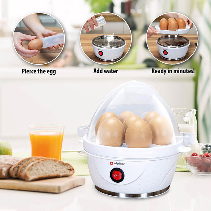 Alpina Cocedor de huevos hasta 7 huevos Alpina Cocedor de huevos hasta 7 huevos