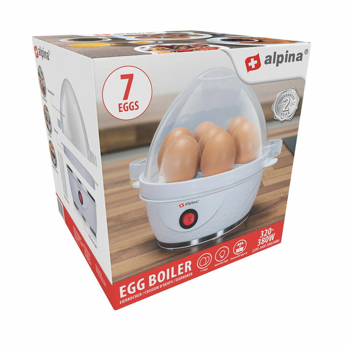 Alpina Cocedor de huevos hasta 7 huevos Alpina Cocedor de huevos hasta 7 huevos