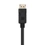 Aisens Cable DisplayPort 1.4 8K a 60Hz, Macho a Macho, 0.8m, Negro