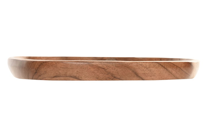 DKD Home Decor Set de Centro de Mesa de Mango, 2 Piezas, Marrón Natural