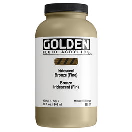 Golden Fluid Colores Acrílicos Bronze Iridiscente (Fino) 946 ml
