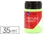 La pajarita Pintura Latex Satina Verde Loro 35 ml Acabado Satinado para Madera Papel Piedra Ladrillo Estuco Cemento