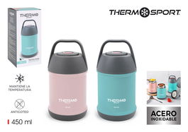Thermos Termo Comida Acero Inoxidable 450 ml Colores (8 Unidades)