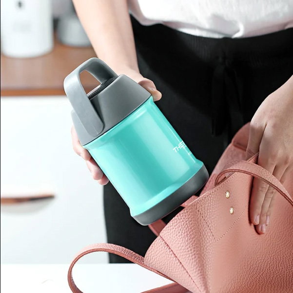 Thermos Termo Comida Acero Inoxidable 450 ml Colores (8 Unidades) Thermos Termo Comida Acero Inoxidable 450 ml Colores (8 Unidades)