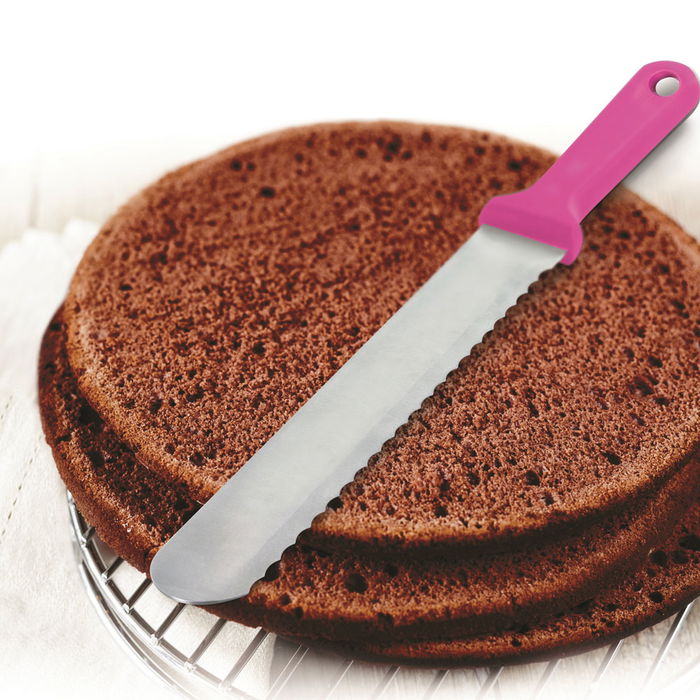Lily Cook Cuchillo Pastel 35 cm con Hoja de Acero Inoxidable de 21 cm