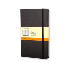 Moleskine Cuaderno Classic tapa dura 192 páginas rayado pocket negro