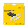 DeLOCK Tarjeta PCIe x4 de 5 Puertos SATA 3.0 Interna de 6 Gbit/s con Cables, Soporte Low Profile y Hot-Swap - Compatible Windows/Linux