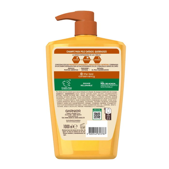 Garnier Original Remedies Tesoros de Miel 1000 ml