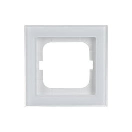 BUSCH-JAEGER BJ 1721-280 Abdeckrahmen 1f Busch-axcent blanco