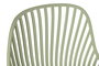 DKD Home Decor Taburete Shenglong Stripes Verde Menta