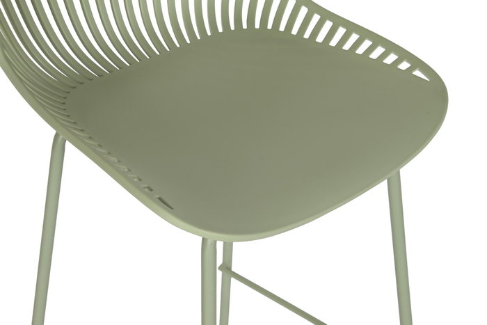 DKD Home Decor Taburete Shenglong Stripes Verde Menta DKD Home Decor Taburete Shenglong Stripes Verde Menta